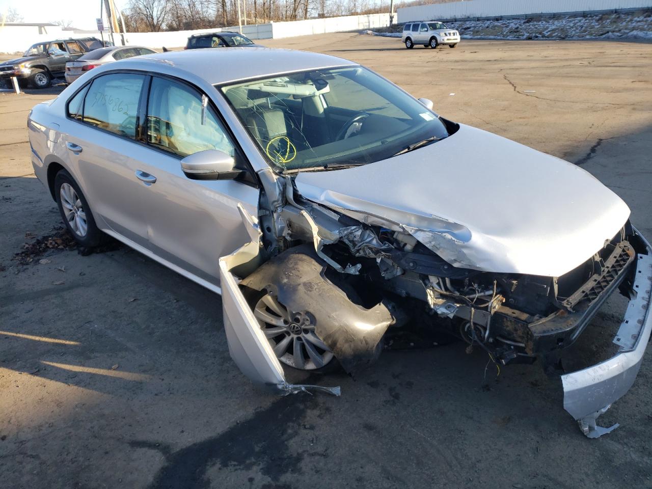 Photo 9 from auction – 2014 VOLKSWAGEN PASSAT S with VIN 1VWAP7A31EC015286