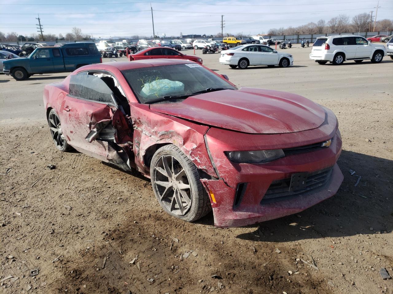 Photo 1 from auction – 2017 CHEVROLET CAMARO LT with VIN 1G1FB1RX0H0165013