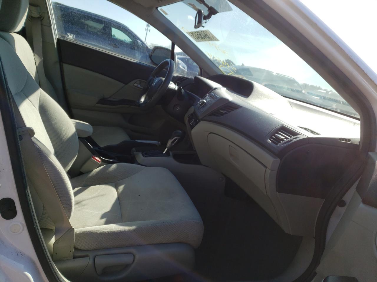 Photo 5 from auction – 2012 HONDA CIVIC LX with VIN 19XFB2F58CE344514