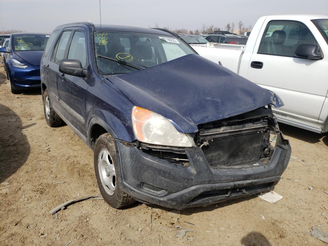 HONDA CR-V LX 2003 with VIN SHSRD68433U100159 - Photo from auction