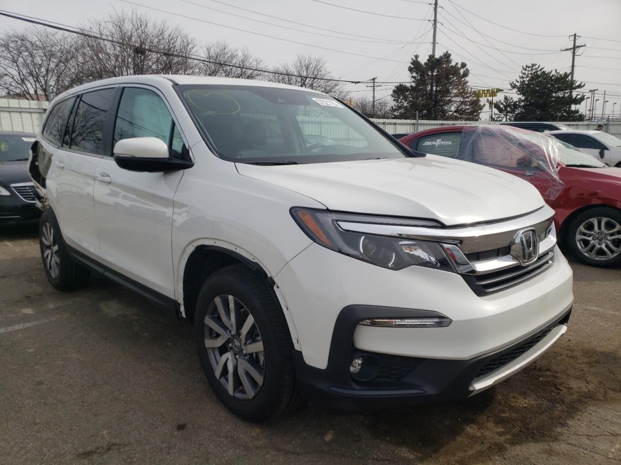 Photo 1 from auction – 2021 HONDA PILOT EXL with VIN 5FNYF6H56MB101295