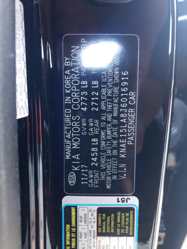 Photo 10 from auction – 2018 KIA STINGER with VIN KNAE15LA8J6016916