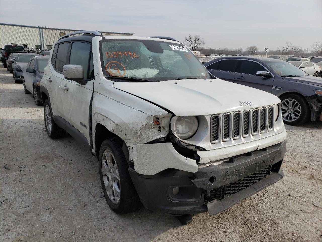Photo 1 from auction – 2016 JEEP RENEGADE L with VIN ZACCJBDTXGPD39492