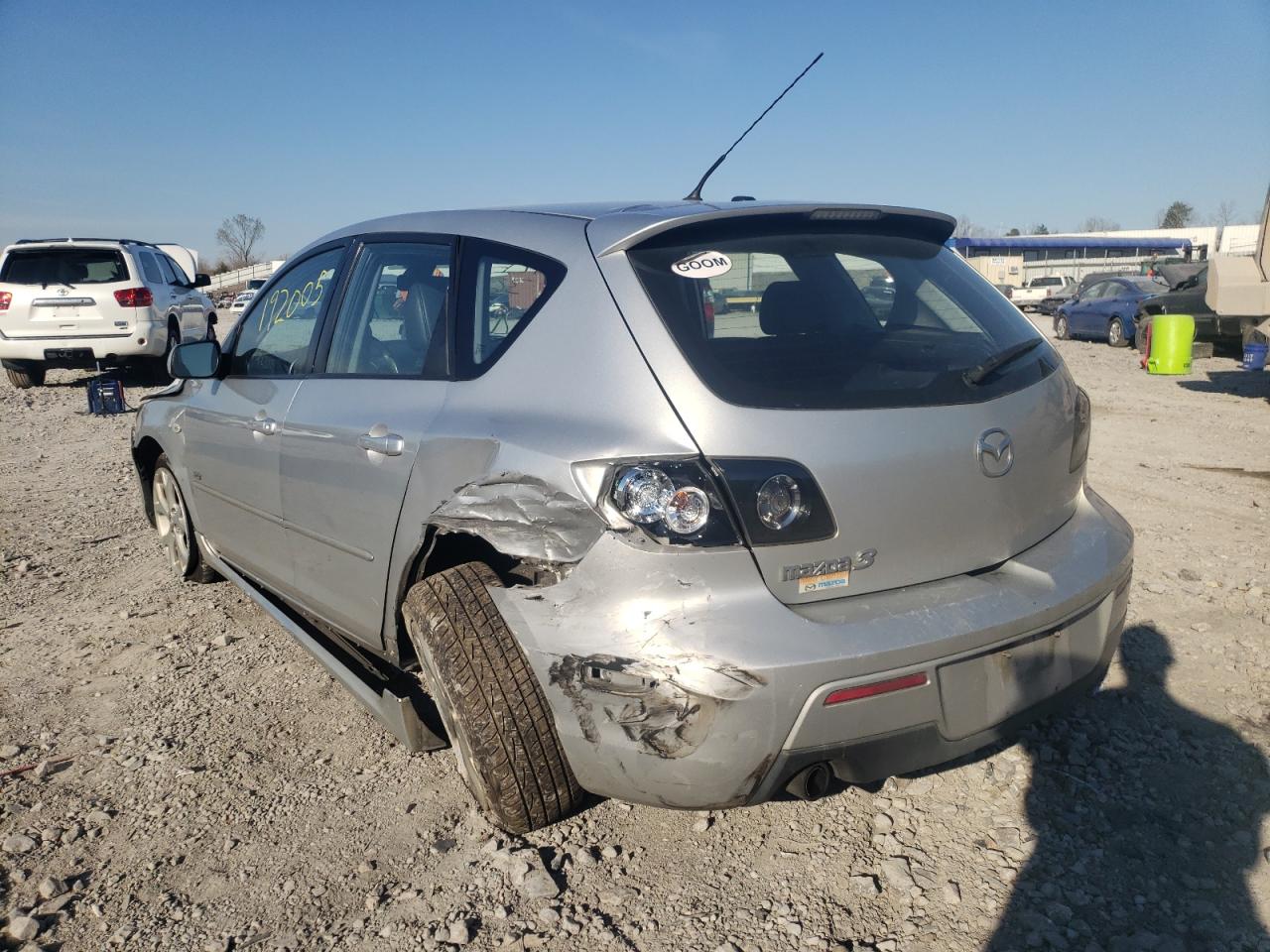 Photo 3 from auction – 2007 MAZDA 3 HATCHBAC with VIN JM1BK343271699029
