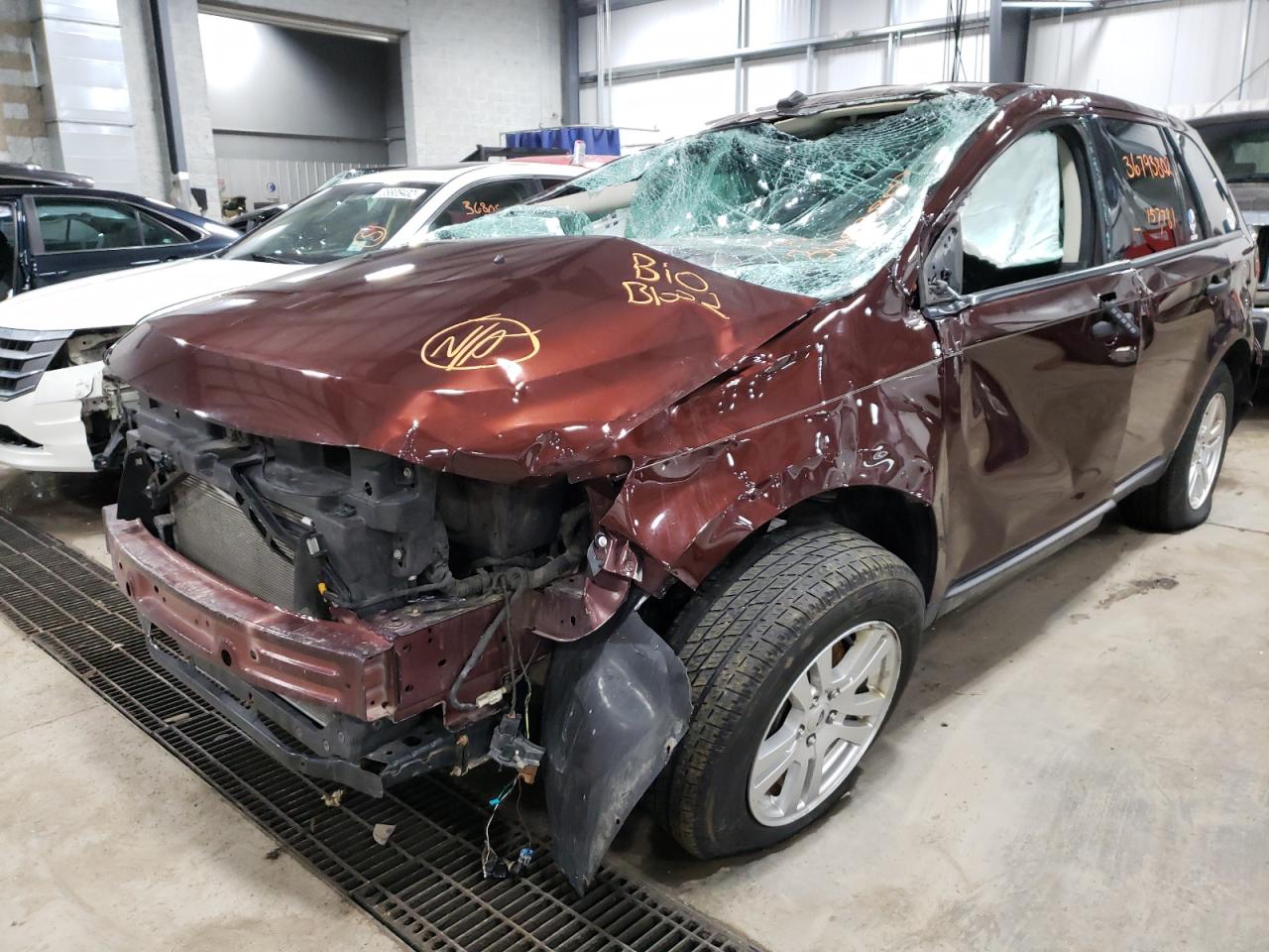 Photo 2 from auction – 2012 FORD EDGE SE with VIN 2FMDK3GC6CBA46041