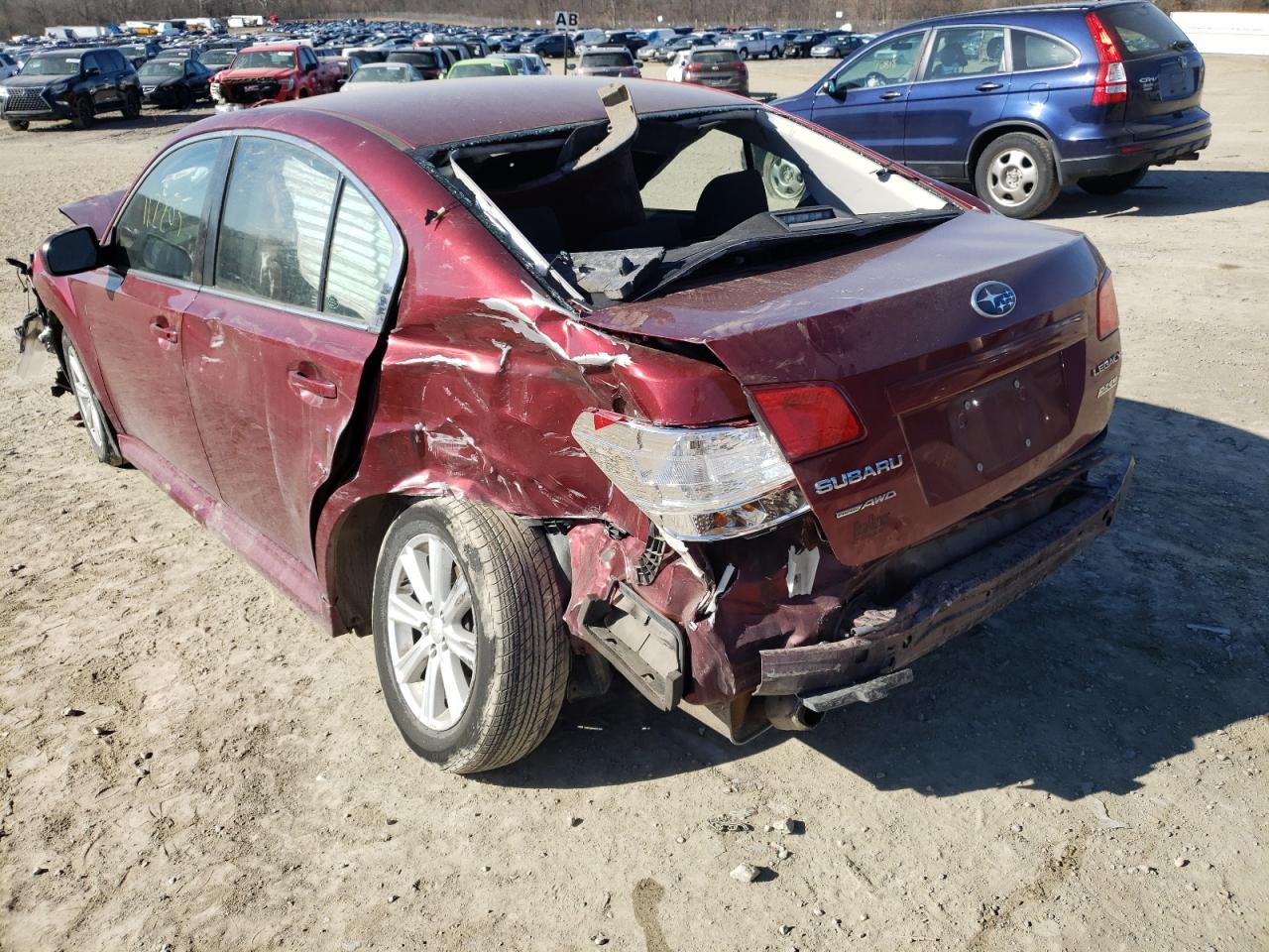 صورة رقم 3 من المزاد - 2012 SUBARU LEGACY 2.5 مع VIN 4S3BMBG64C3030446