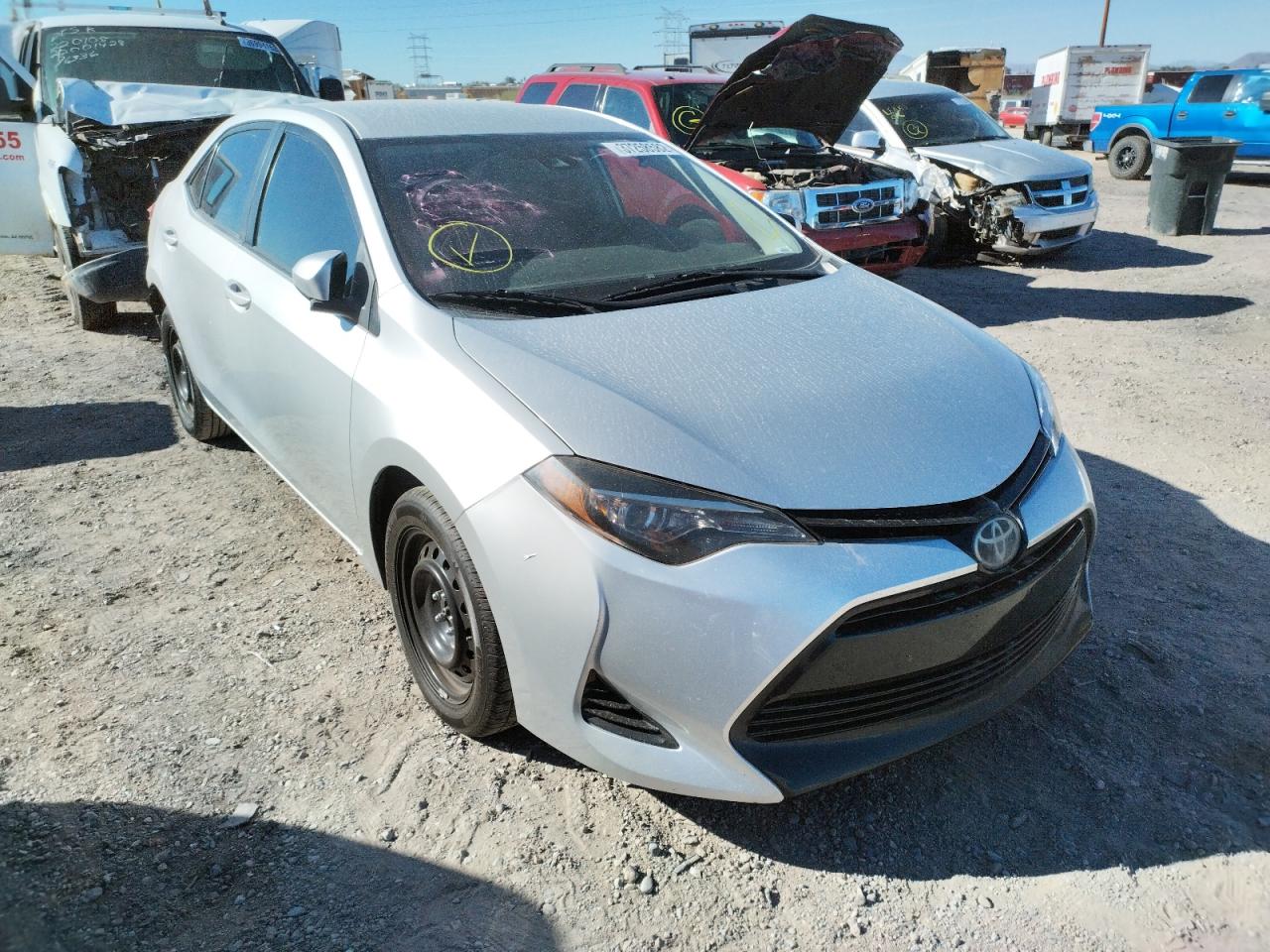 TOYOTA COROLLA L 2017 with VIN 2T1BURHE0HC824129 - Photo from auction