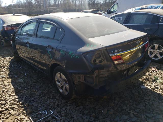 Photo 3 from auction – 2013 HONDA CIVIC LX with VIN 2HGFB2F54DH594565
