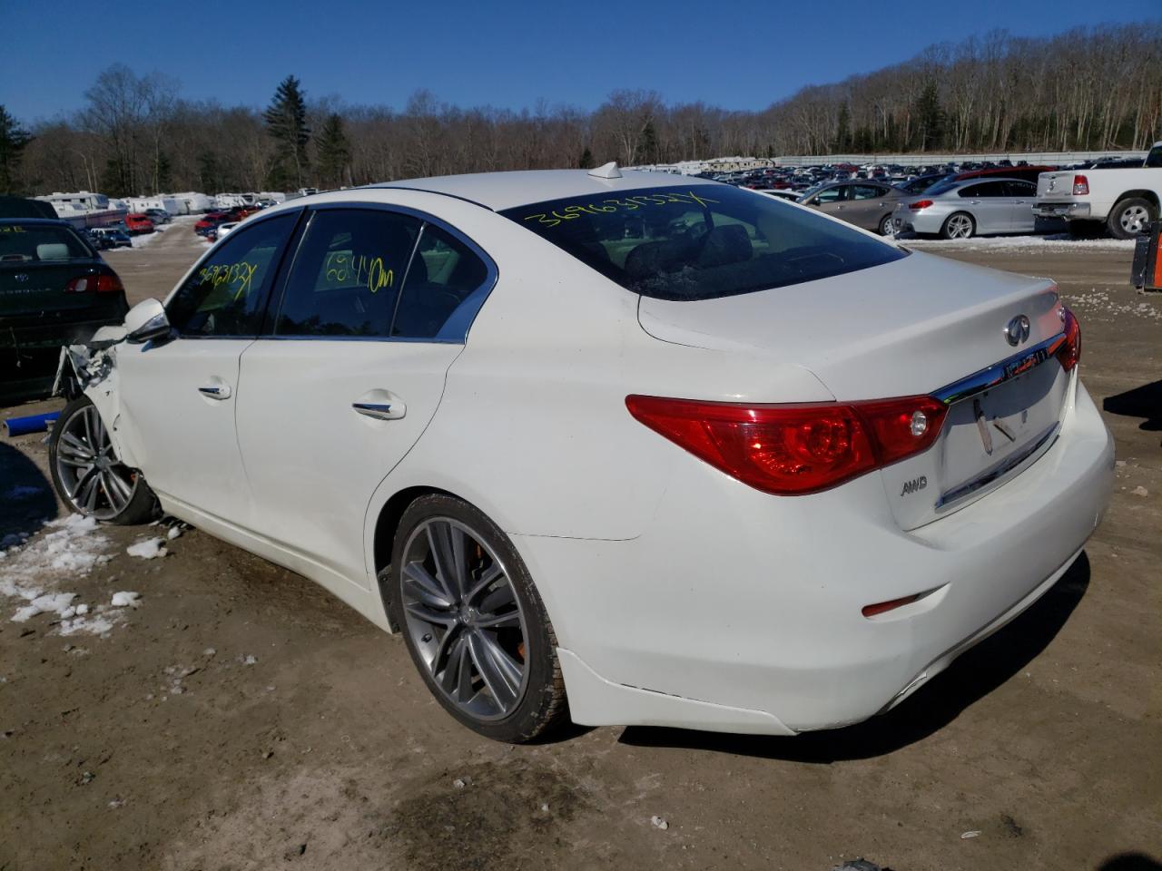 Photo 3 from auction – 2014 INFINITI Q50 BASE with VIN JN1BV7AR5EM697121