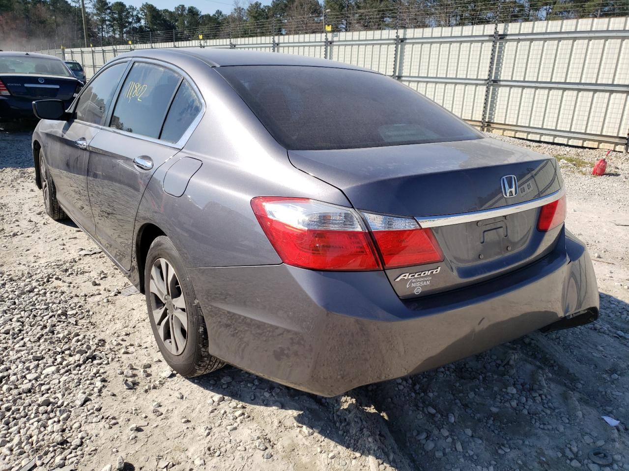 Photo 3 from auction – 2015 HONDA ACCORD LX with VIN 1HGCR2F32FA137929