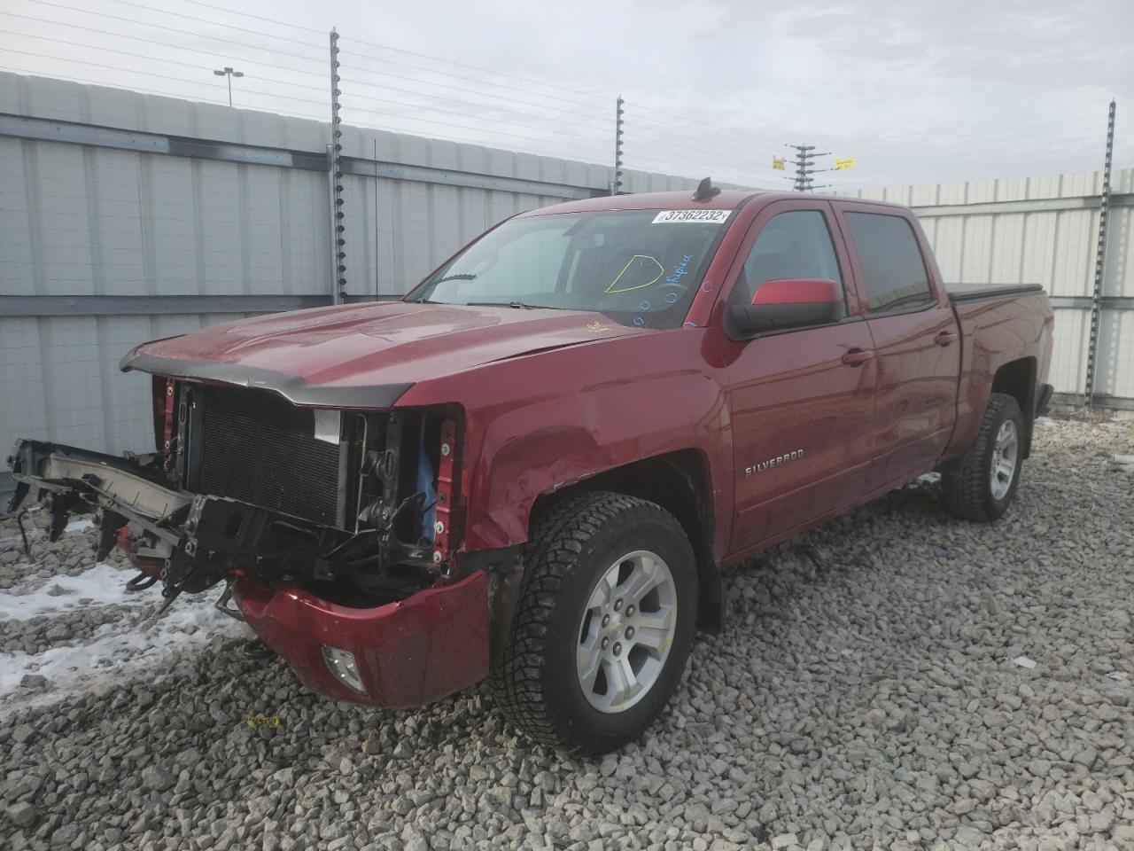 Photo 2 from auction – 2018 CHEVROLET SILVERADO with VIN 3GCUKREC3JG325810