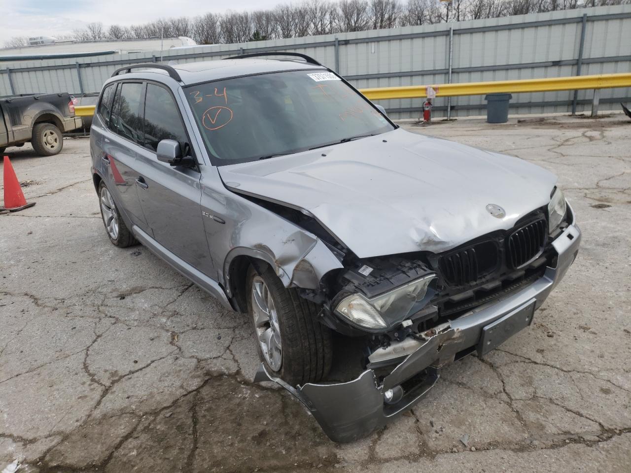 BMW X3 3.0SI 2008 with VIN WBXPC93458WJ15424 - Photo from auction