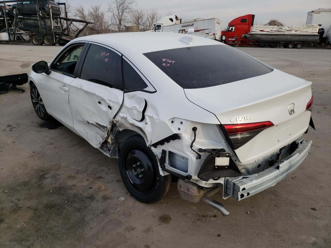 Photo 3 from auction – 2022 HONDA CIVIC EX with VIN JHMFE1F73NX004143