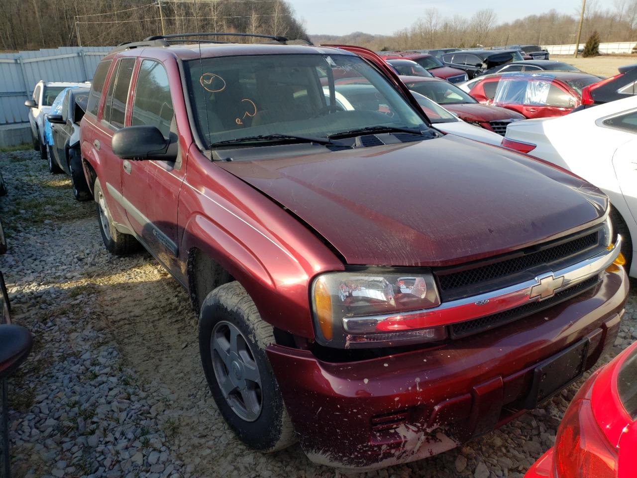 CHEVROLET TRAILBLAZE 2004 with VIN 1GNDS13S842392211 - Photo from auction