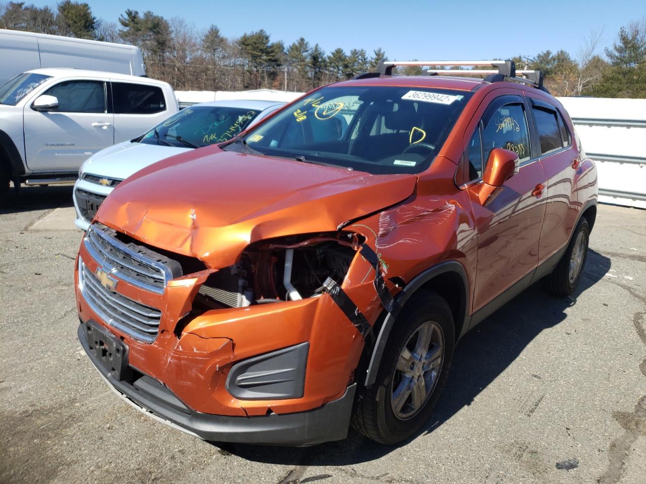 Photo 2 from auction – 2015 CHEVROLET TRAX 1LT with VIN KL7CJRSB0FB233433