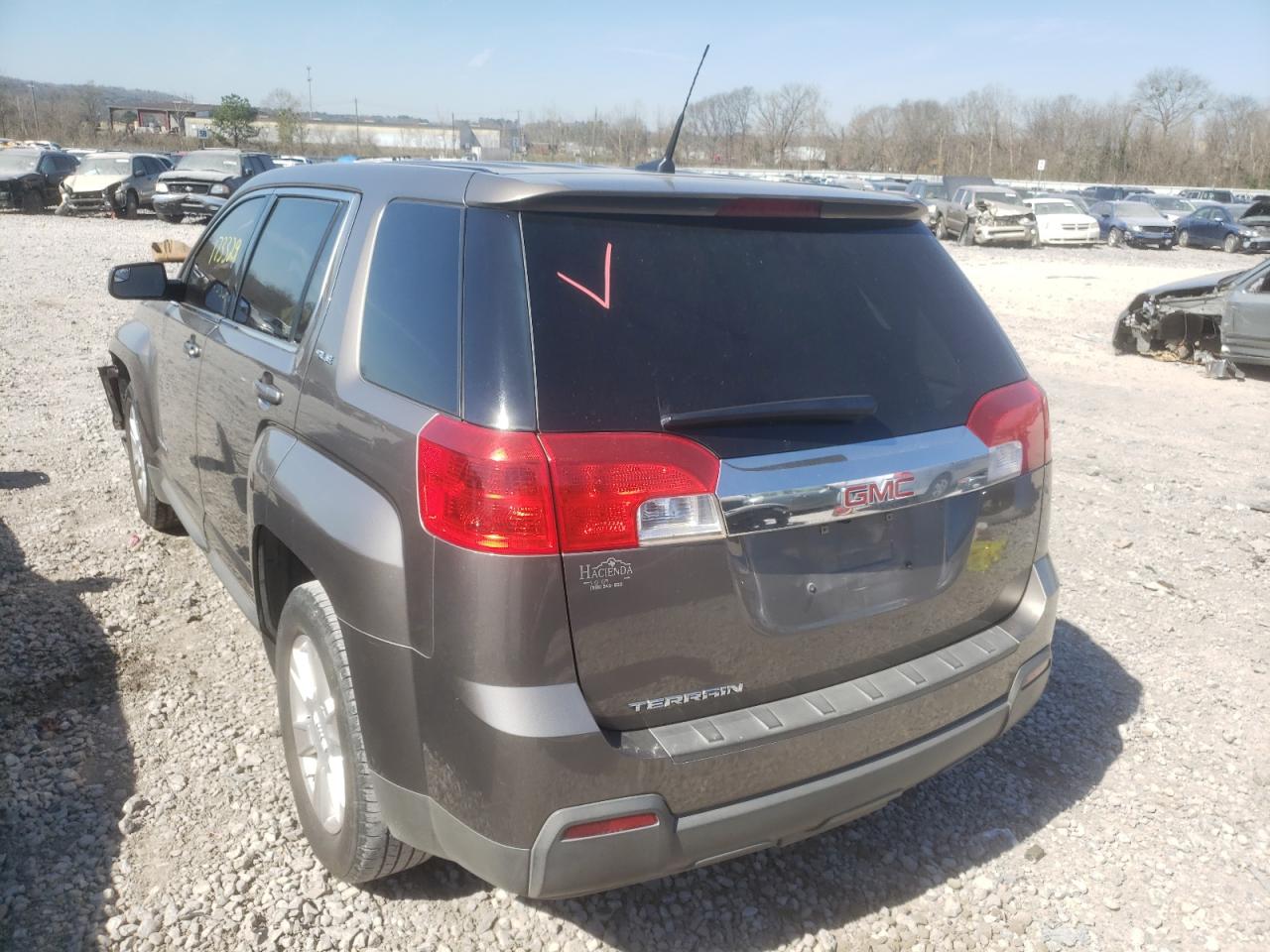 Photo 3 from auction – 2012 GMC TERRAIN SL with VIN 2GKALMEK9C6393445