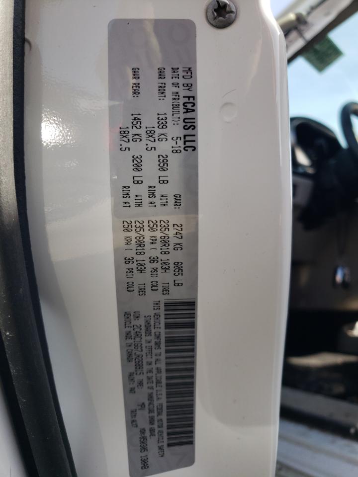 Photo 10 from auction – 2018 CHRYSLER PACIFICA L with VIN 2C4RC1GG7JR268915