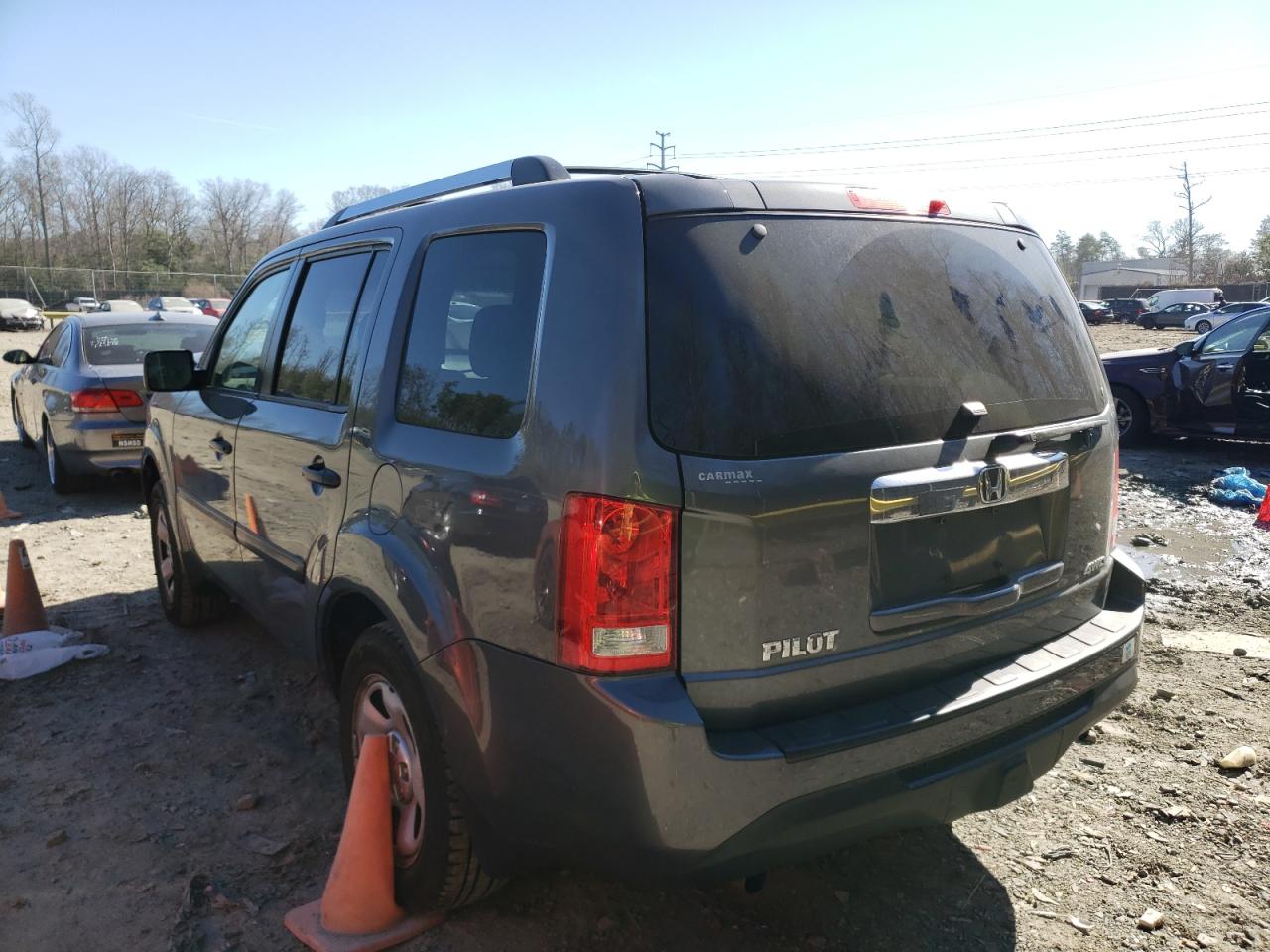 Photo 3 from auction – 2012 HONDA PILOT LX with VIN 5FNYF4H28CB032330
