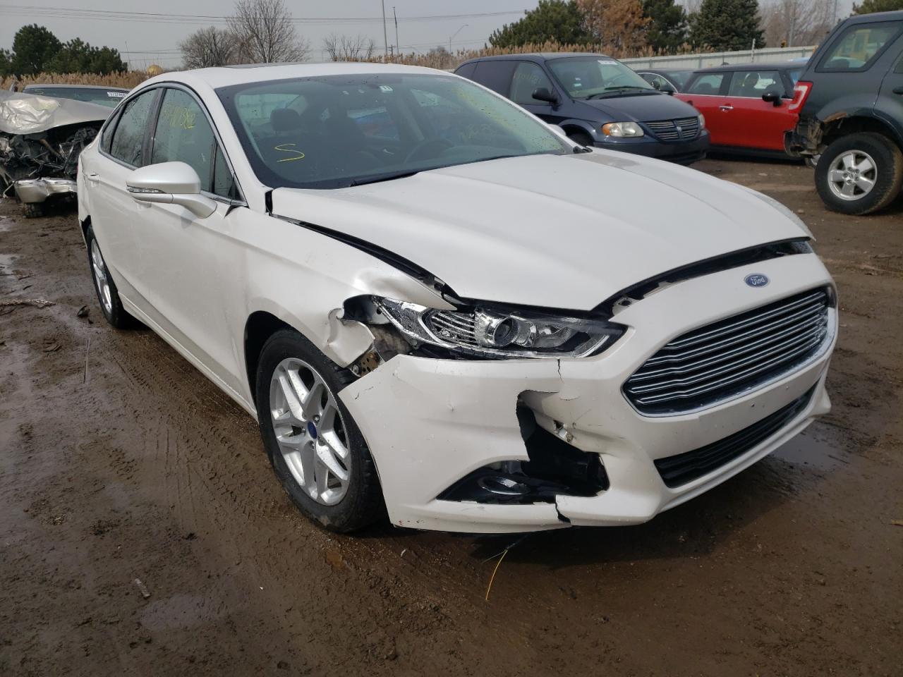 FORD FUSION SE 2014 with VIN 3FA6P0HD7ER102499 - Photo from auction