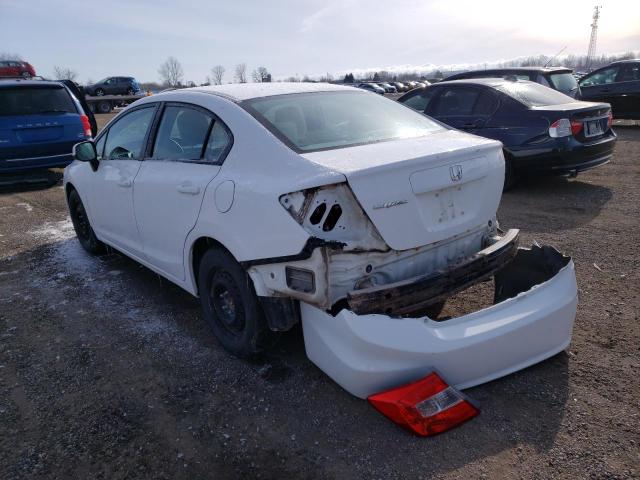 Photo 3 from auction – 2012 HONDA CIVIC LX with VIN 2HGFB2E4XCH002576