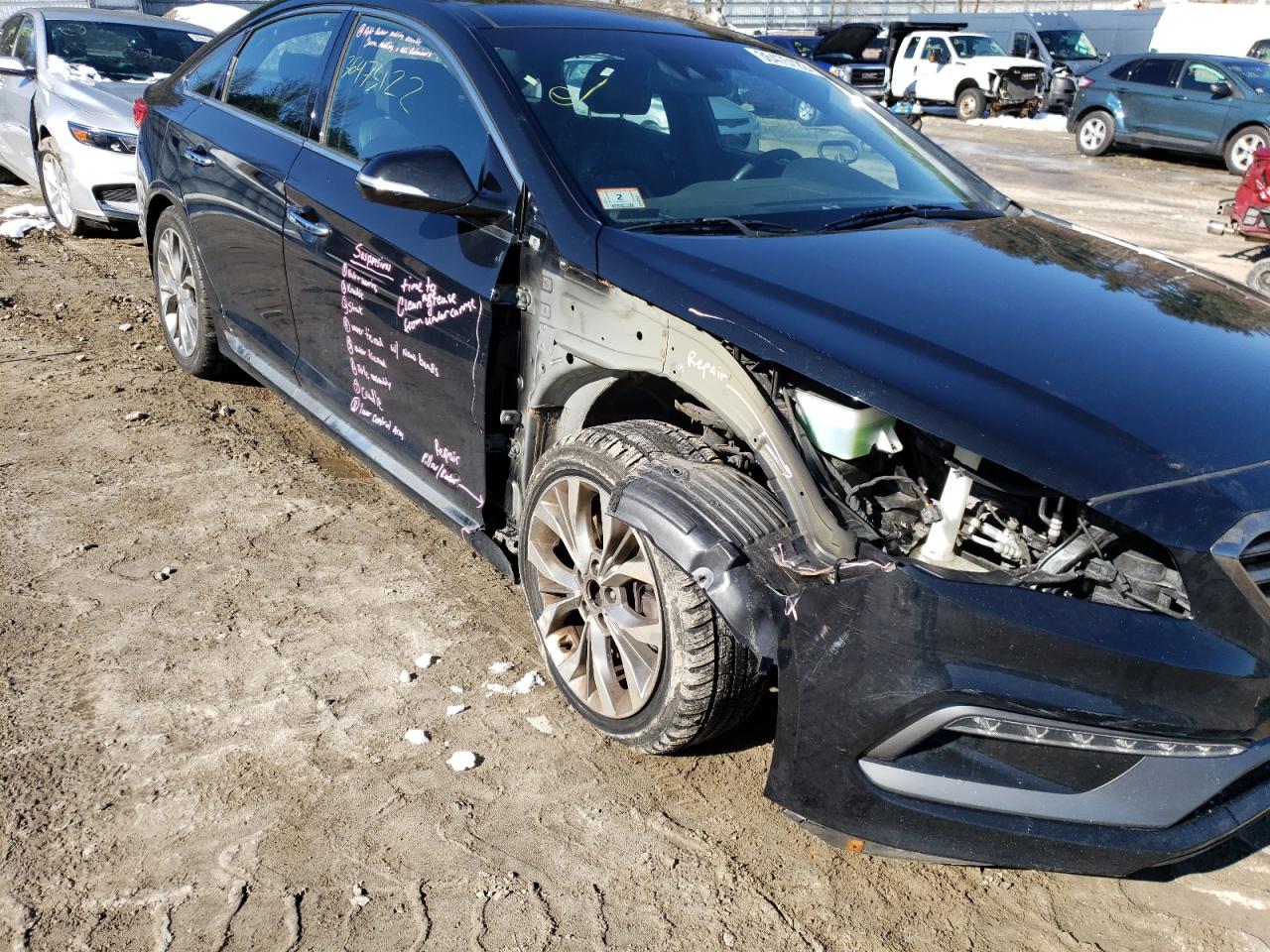 Photo 9 from auction – 2015 HYUNDAI SONATA SPO with VIN 5NPE34AB7FH188760