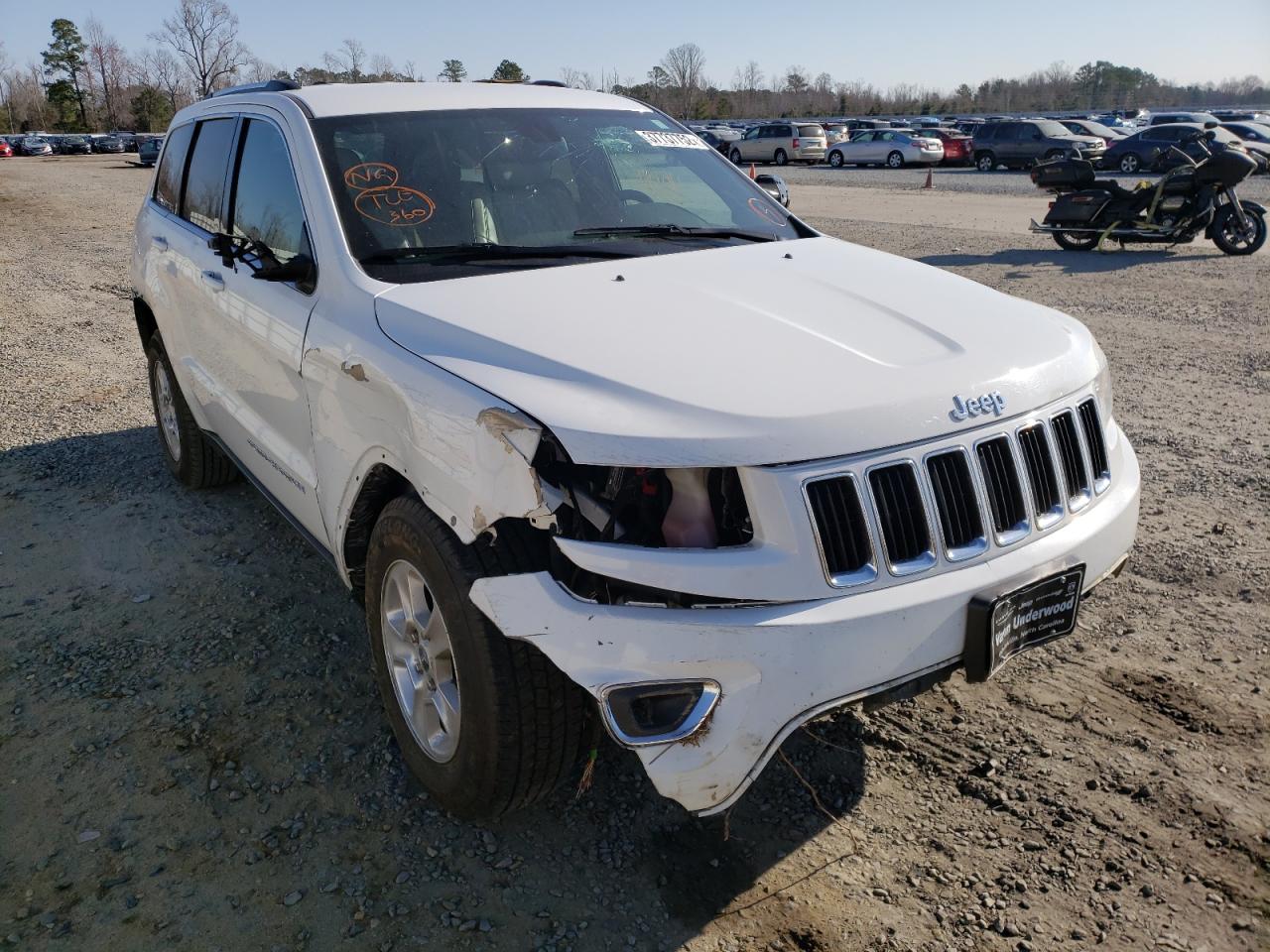 Photo 1 from auction – 2015 JEEP GRAND CHER with VIN 1C4RJEAG2FC137591