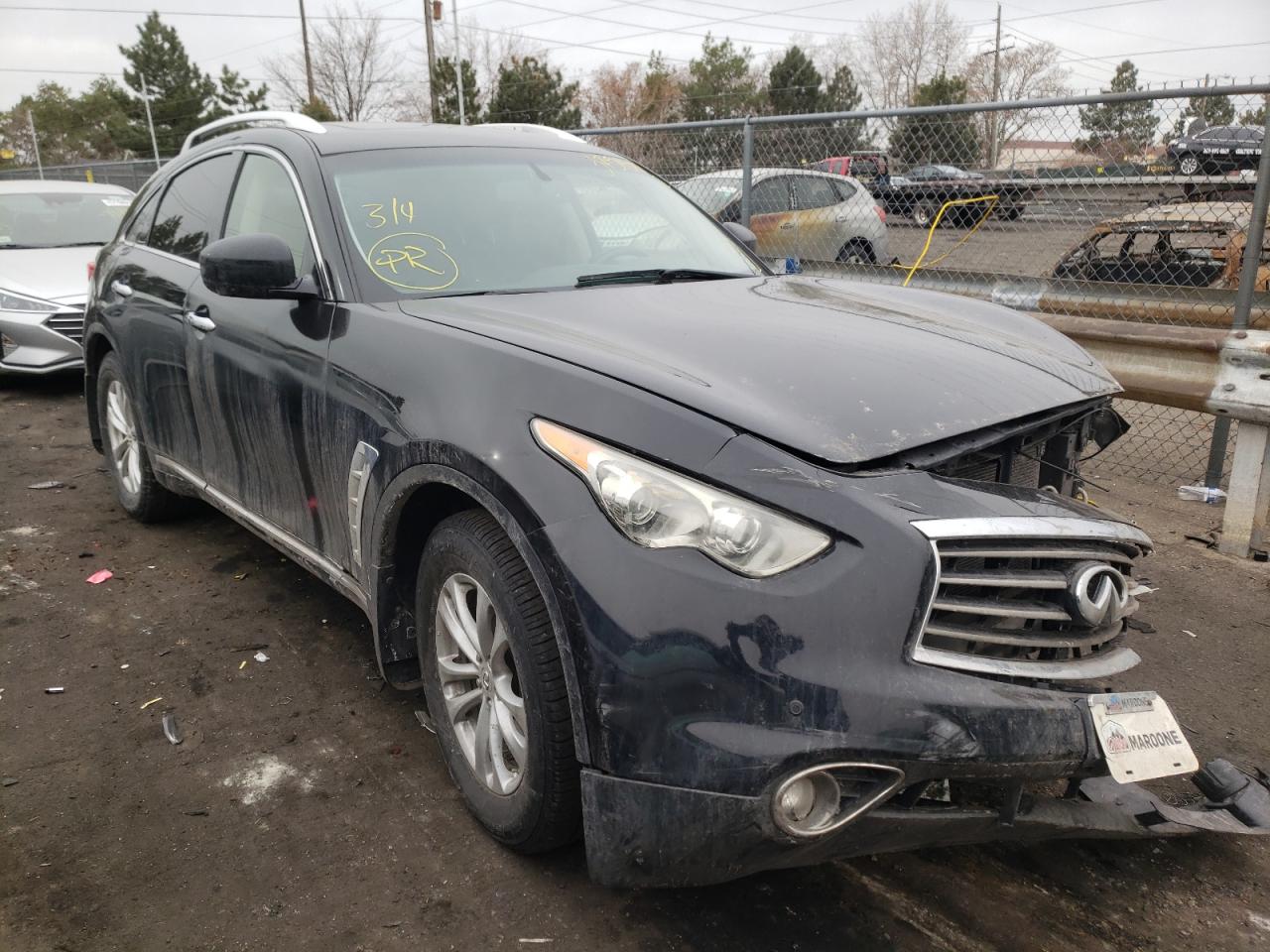 Photo 1 from auction – 2012 INFINITI FX35 with VIN JN8AS1MWXCM150136