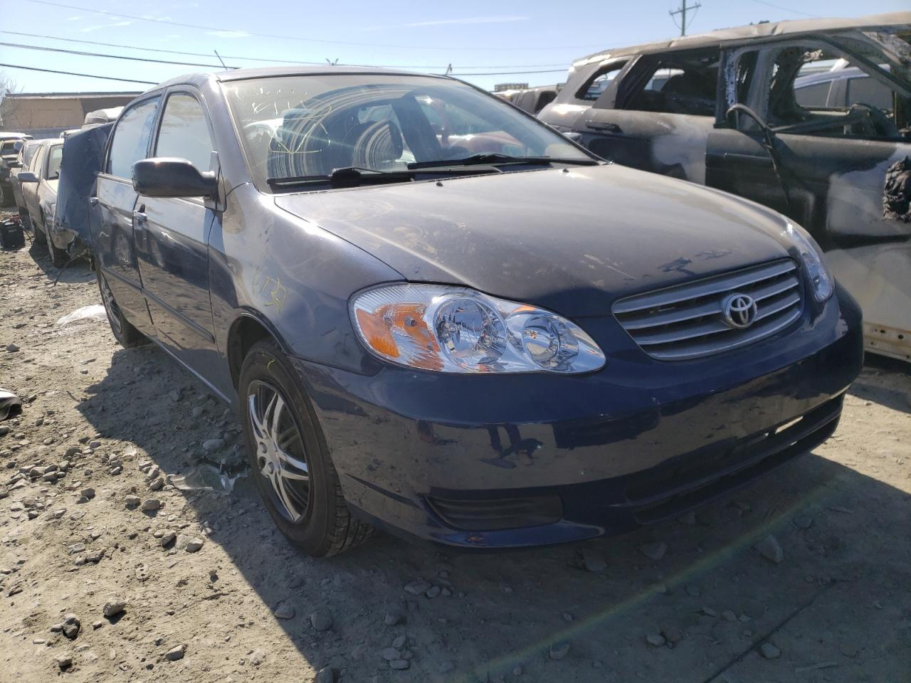 TOYOTA COROLLA CE 2003 with VIN 2T1BR32E63C131761 - Photo from auction