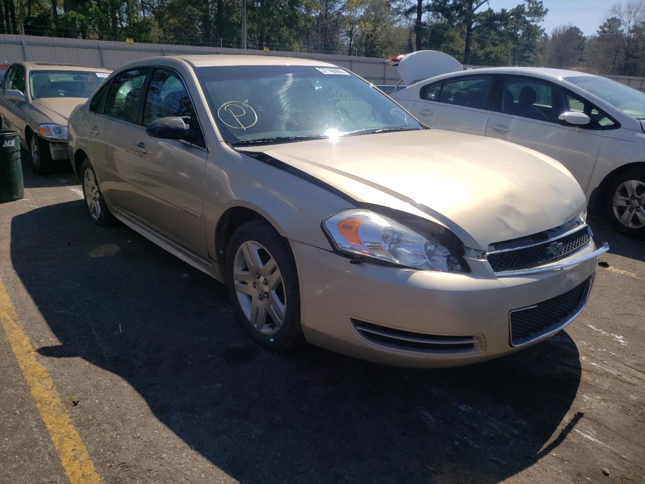 CHEVROLET IMPALA LT 2012 with VIN 2G1WG5E31C1267817 - Photo from auction