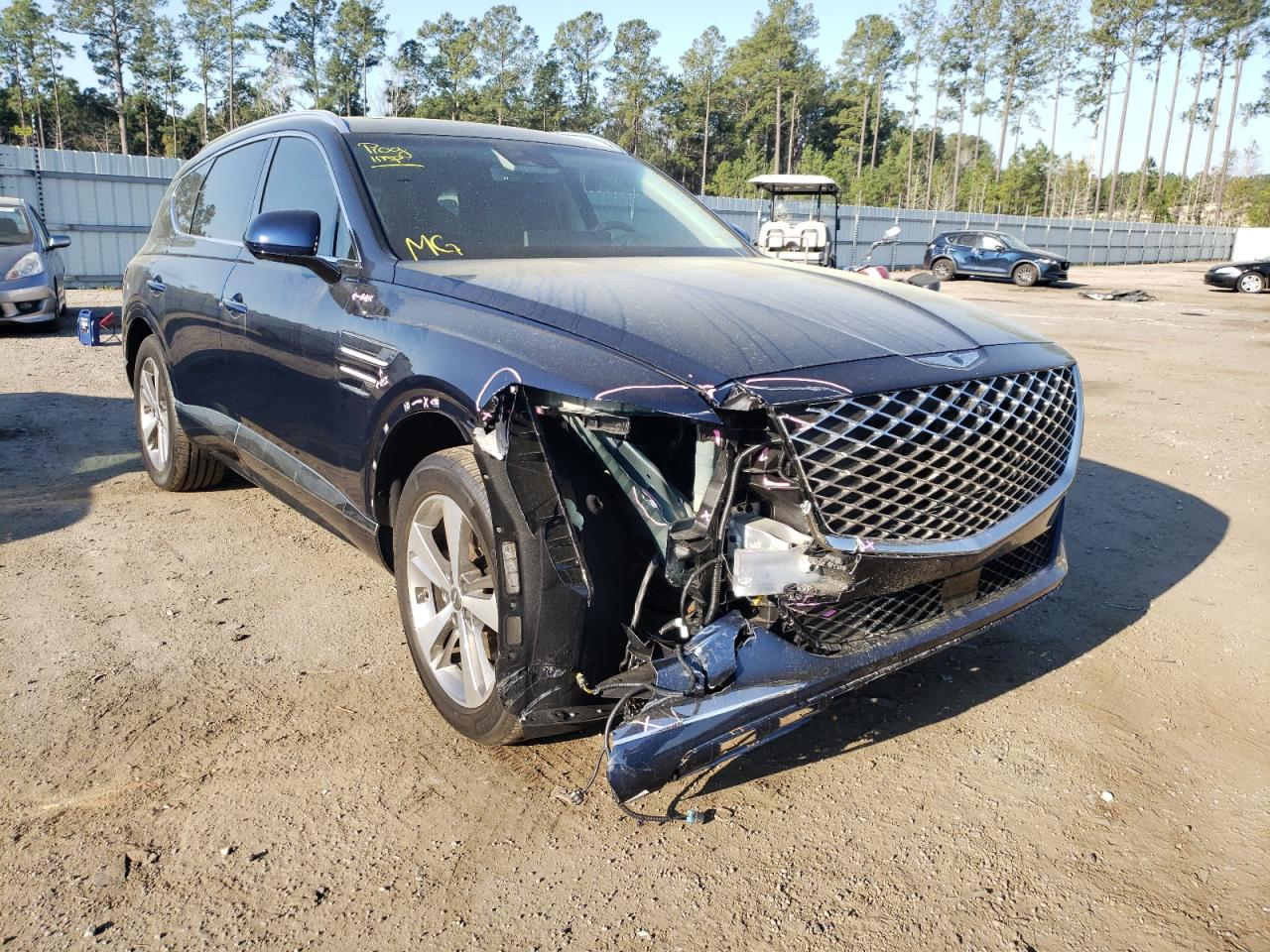 Photo 9 from auction – 2021 GENESIS GV80 BASE with VIN KMUHB4SB4MU066839