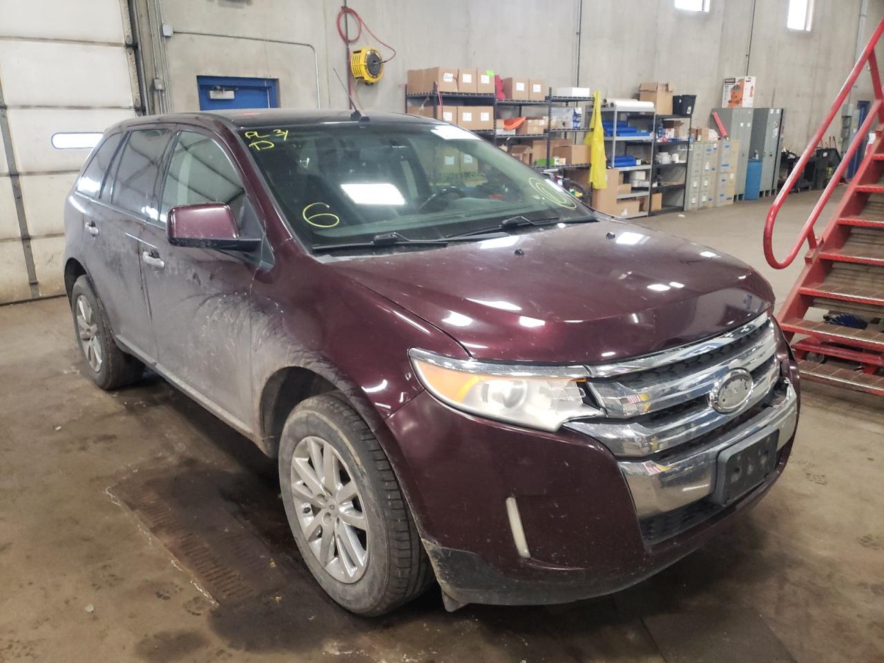 FORD EDGE SEL 2011 with VIN 2FMDK3JCXBBA22235 - Photo from auction