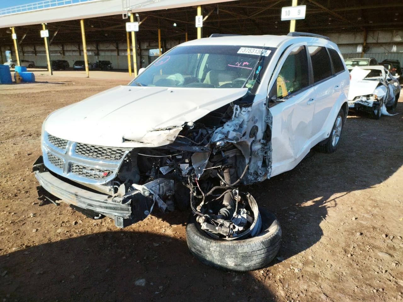 Photo 2 from auction – 2012 DODGE JOURNEY SX with VIN 3C4PDDBG8CT283145