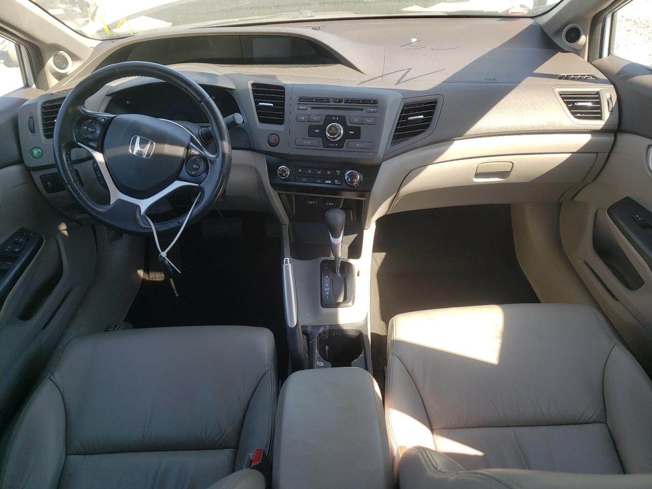 Photo 9 from auction – 2012 HONDA CIVIC EXL with VIN 2HGFB2F96CH503507
