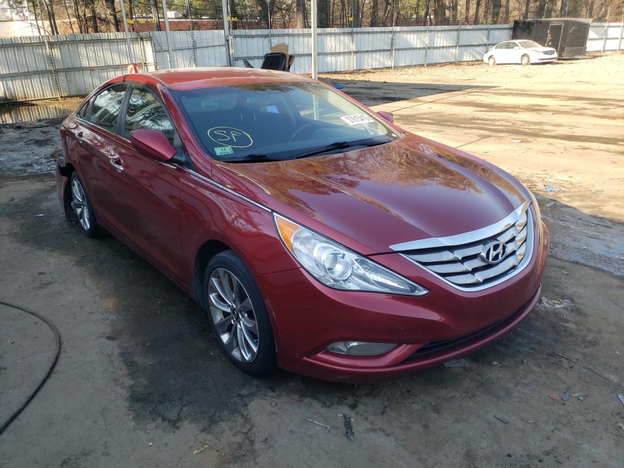HYUNDAI SONATA SE 2012 with VIN 5NPEC4AB8CH387568 - Photo from auction