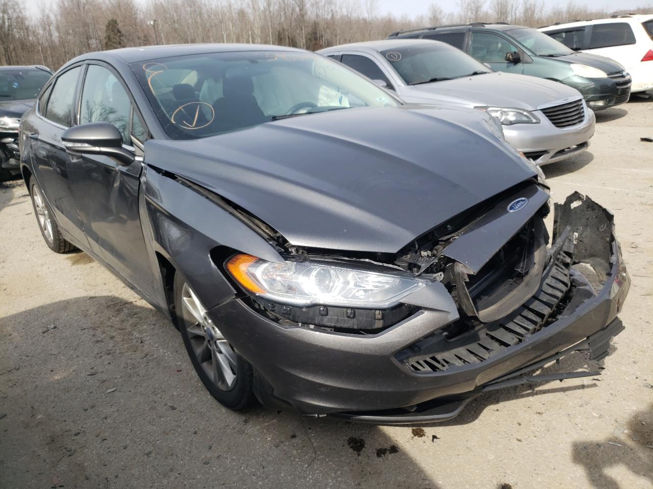 FORD FUSION SE 2017 with VIN 3FA6P0HD6HR365779 - Photo from auction