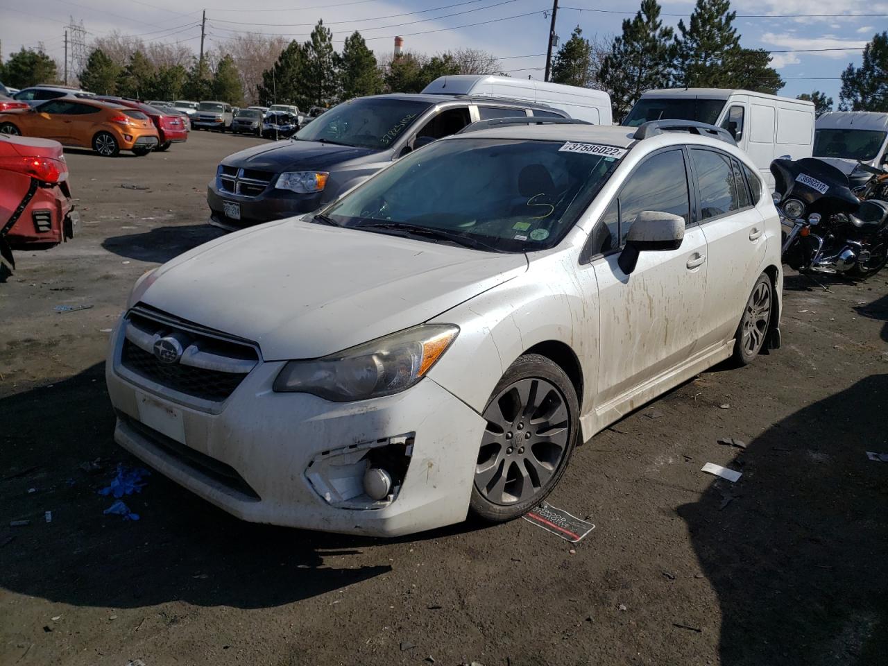 Photo 2 from auction – 2014 SUBARU IMPREZA SP with VIN JF1GPAR62E8268781