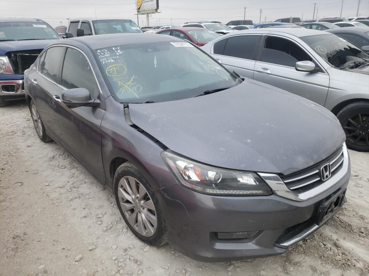 HONDA ACCORD EXL 2014 with VIN 1HGCR2F85EA218899 - Photo from auction