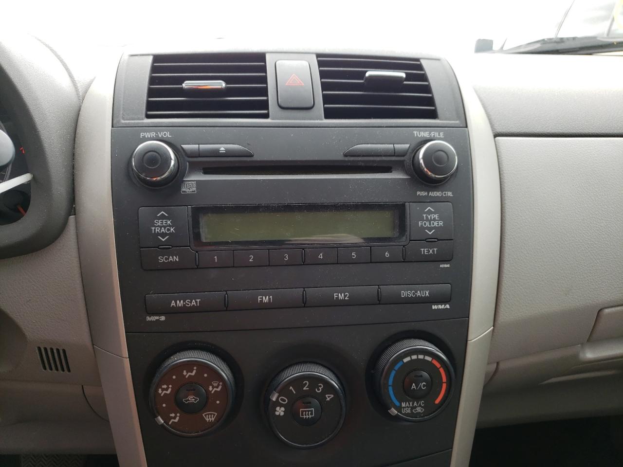Photo 9 from auction – 2010 TOYOTA COROLLA BA with VIN 1NXBU4EE4AZ241901