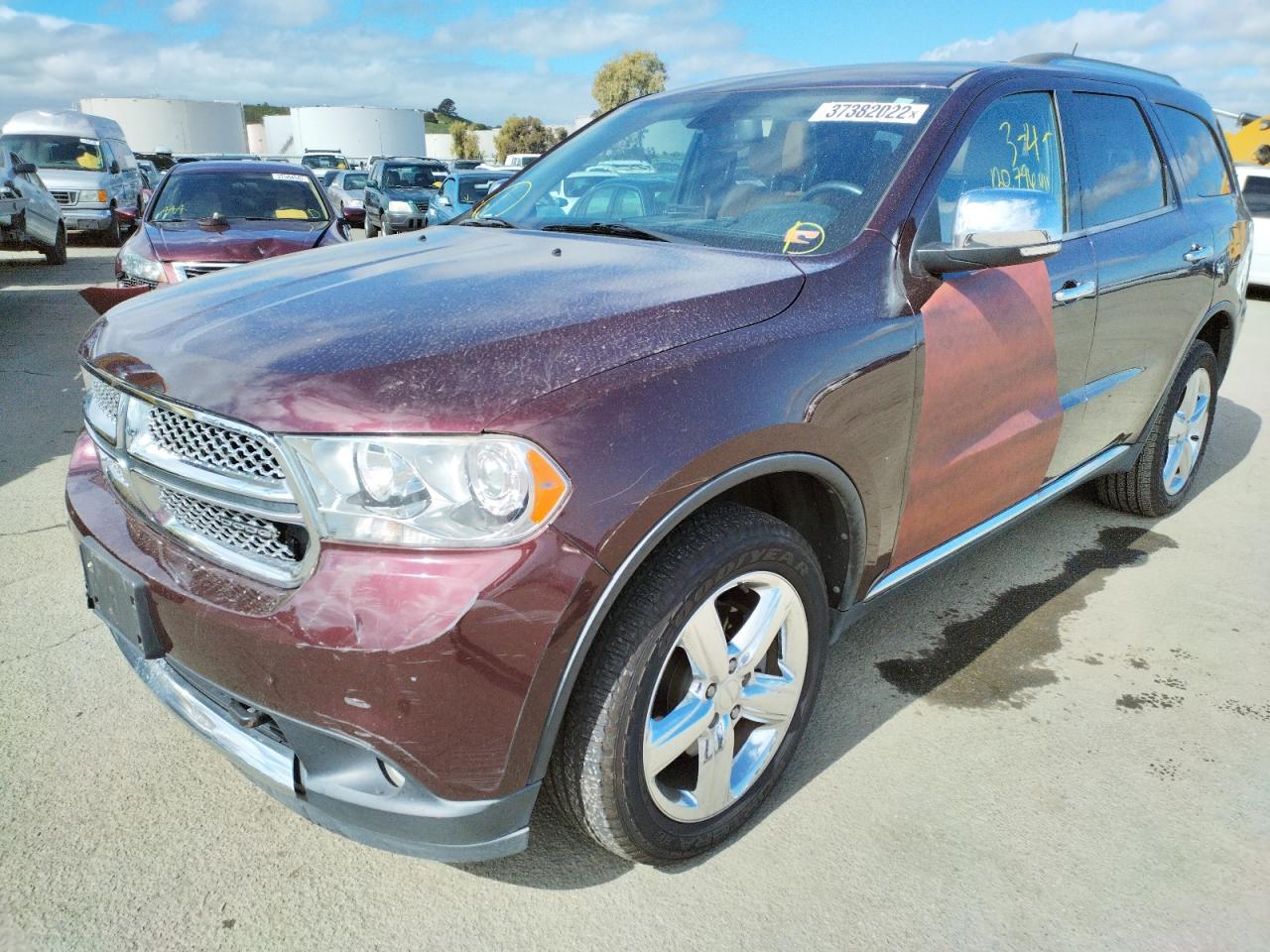 Photo 2 from auction – 2012 DODGE DURANGO with VIN 1C4RDJEG0CC277922