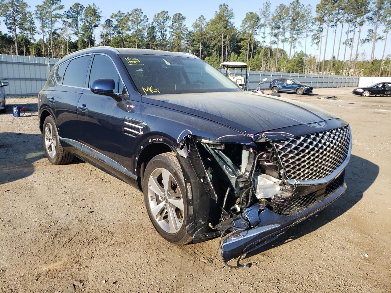 GENESIS GV80 BASE 2021 with VIN KMUHB4SB4MU066839 - Photo from auction