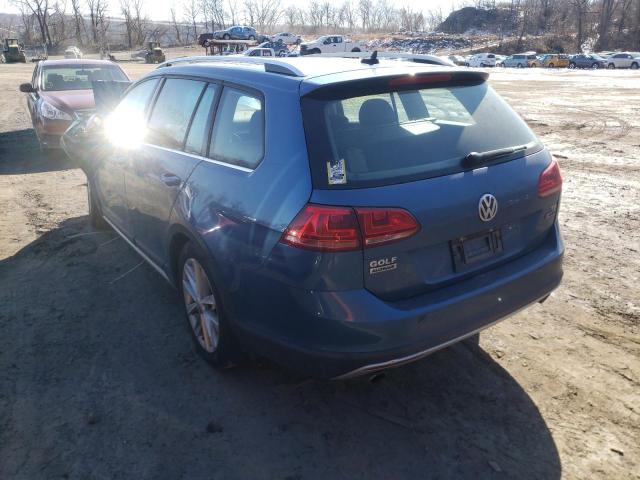 Photo 3 from auction – 2017 VOLKSWAGEN GOLF ALLTR with VIN 3VWH17AU1HM509501