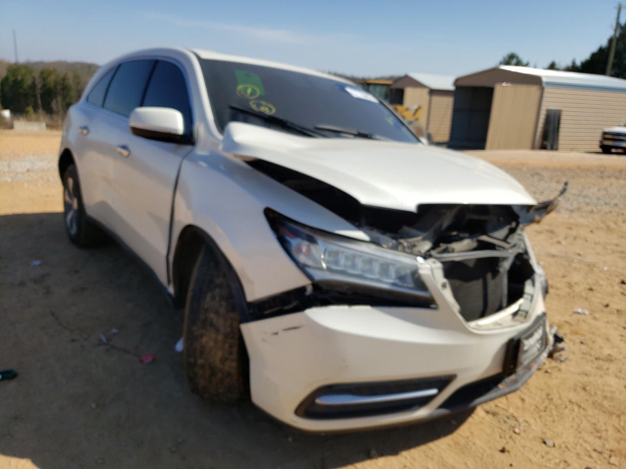 ACURA MDX 2014 with VIN 5FRYD4H26EB007921 - Photo from auction
