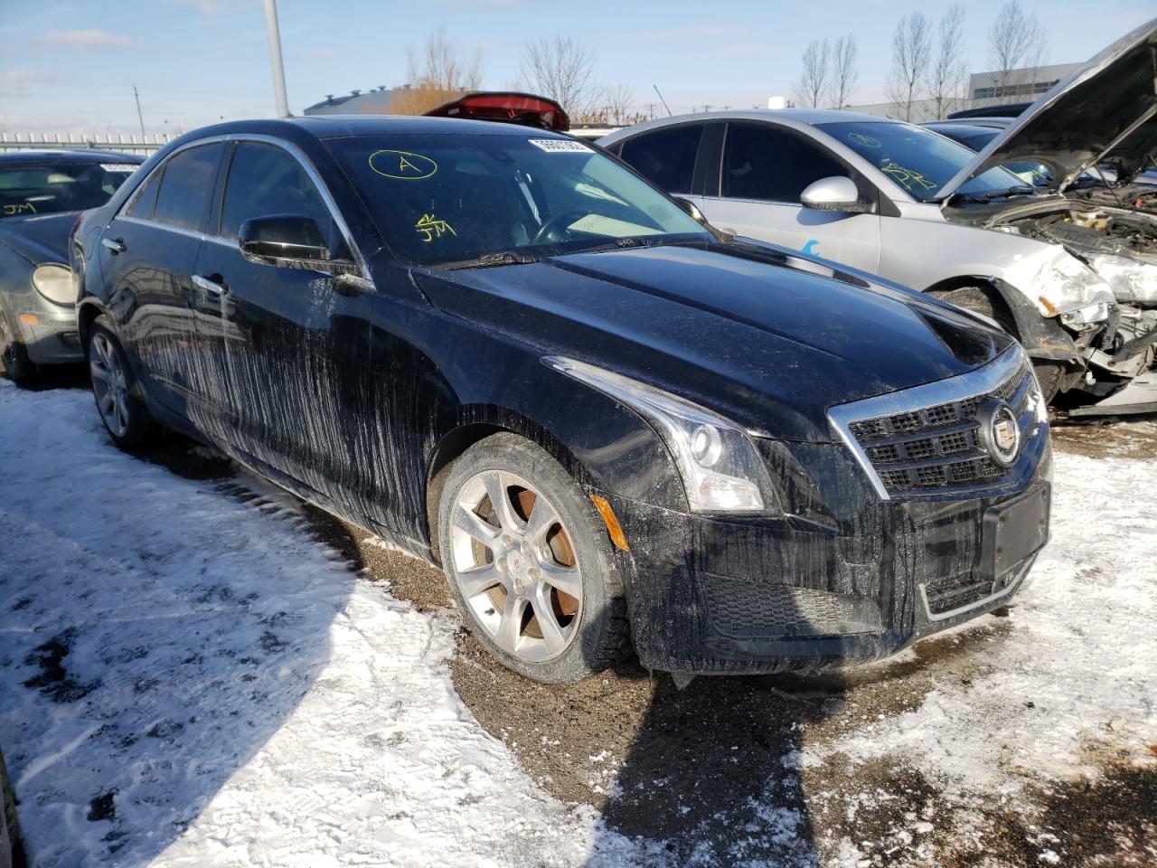 CADILLAC ATS 2014 with VIN 1G6AA5RXXE0183805 - Photo from auction