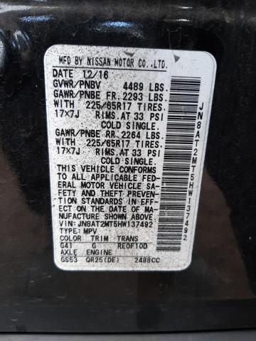 Photo 10 from auction – 2017 NISSAN ROGUE S with VIN JN8AT2MT5HW137492