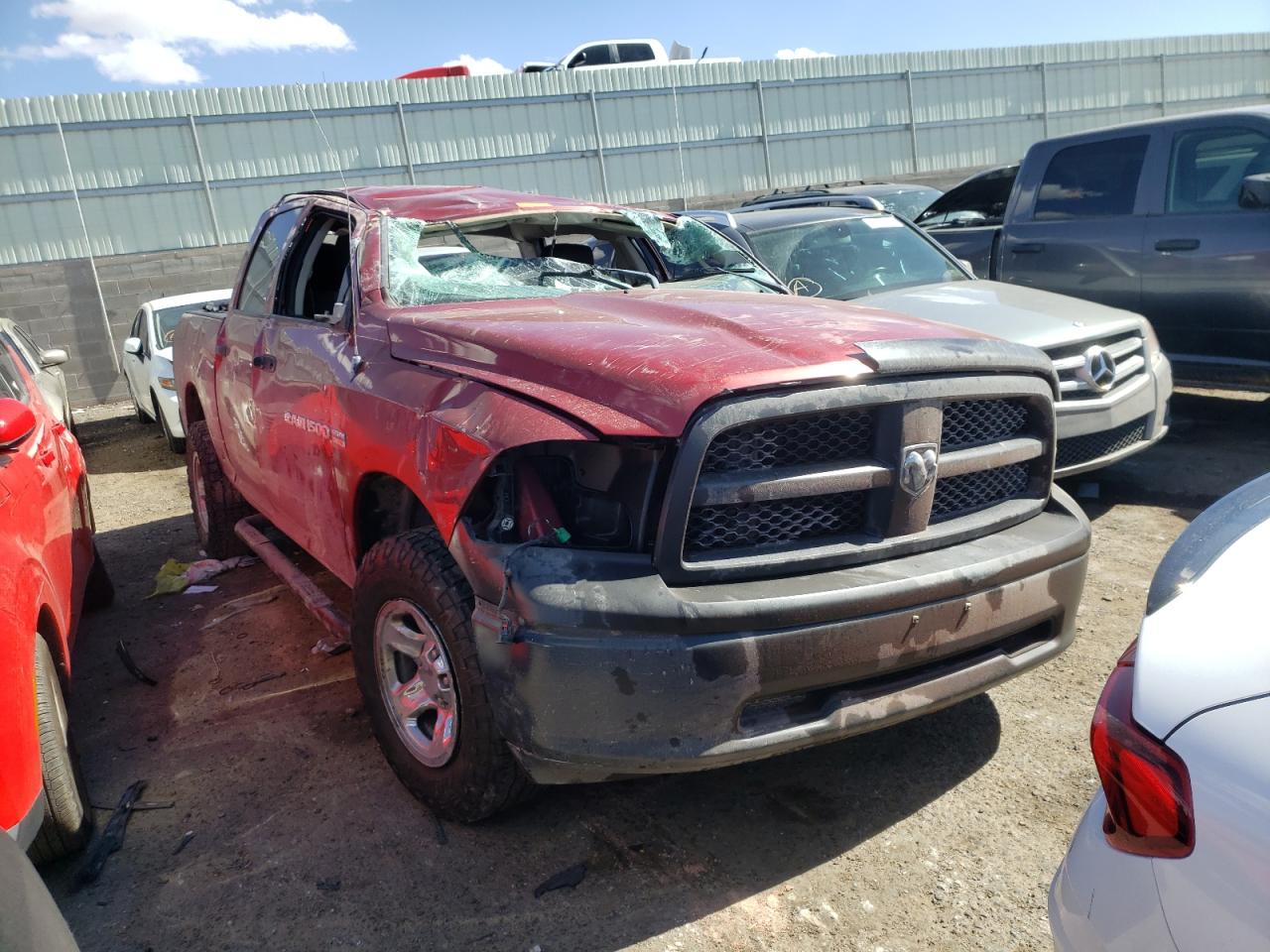 DODGE RAM 1500 S 2012 with VIN 1C6RD7KT0CS339546 - Photo from auction