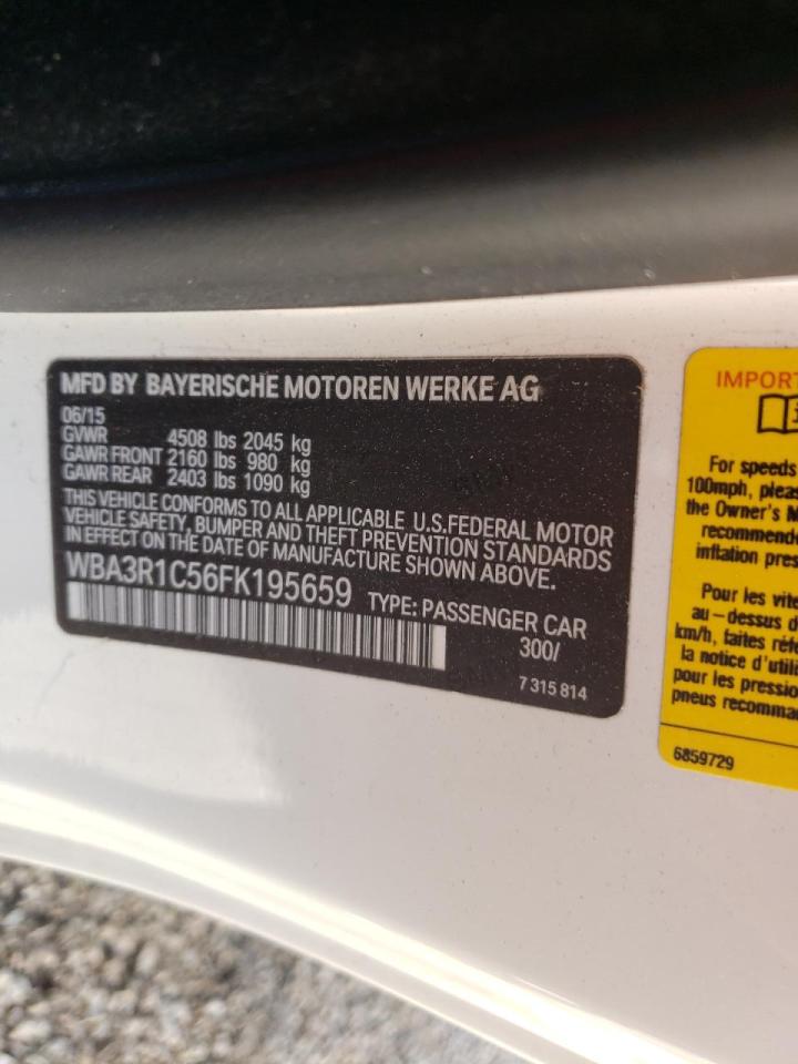 Photo 10 from auction – 2015 BMW 435 I with VIN WBA3R1C56FK195659