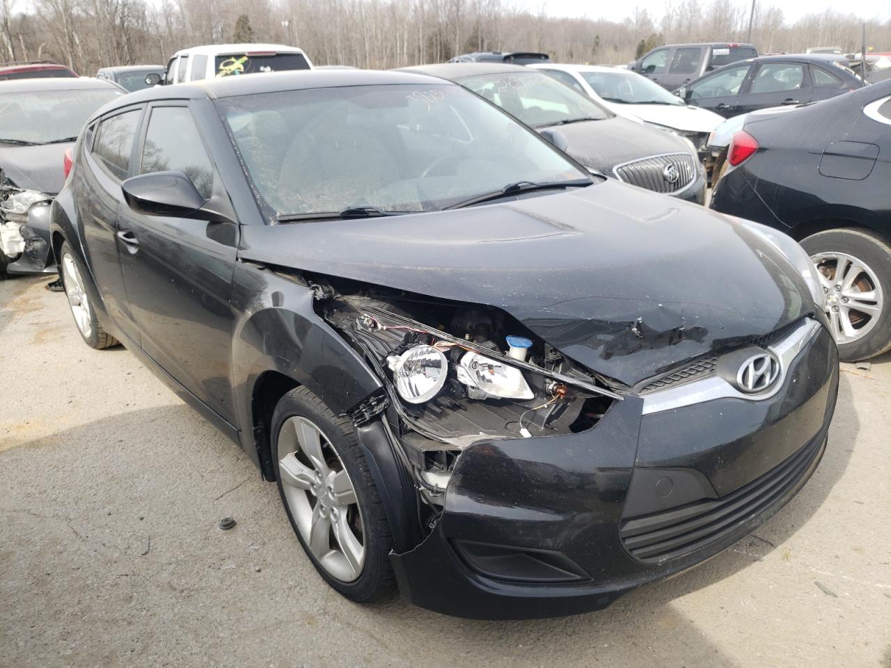 HYUNDAI VELOSTER 2013 with VIN KMHTC6AD8DU146231 - Photo from auction