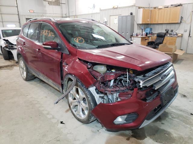 FORD ESCAPE TIT 2017 with VIN 1FMCU9J91HUE95201 - Photo from auction