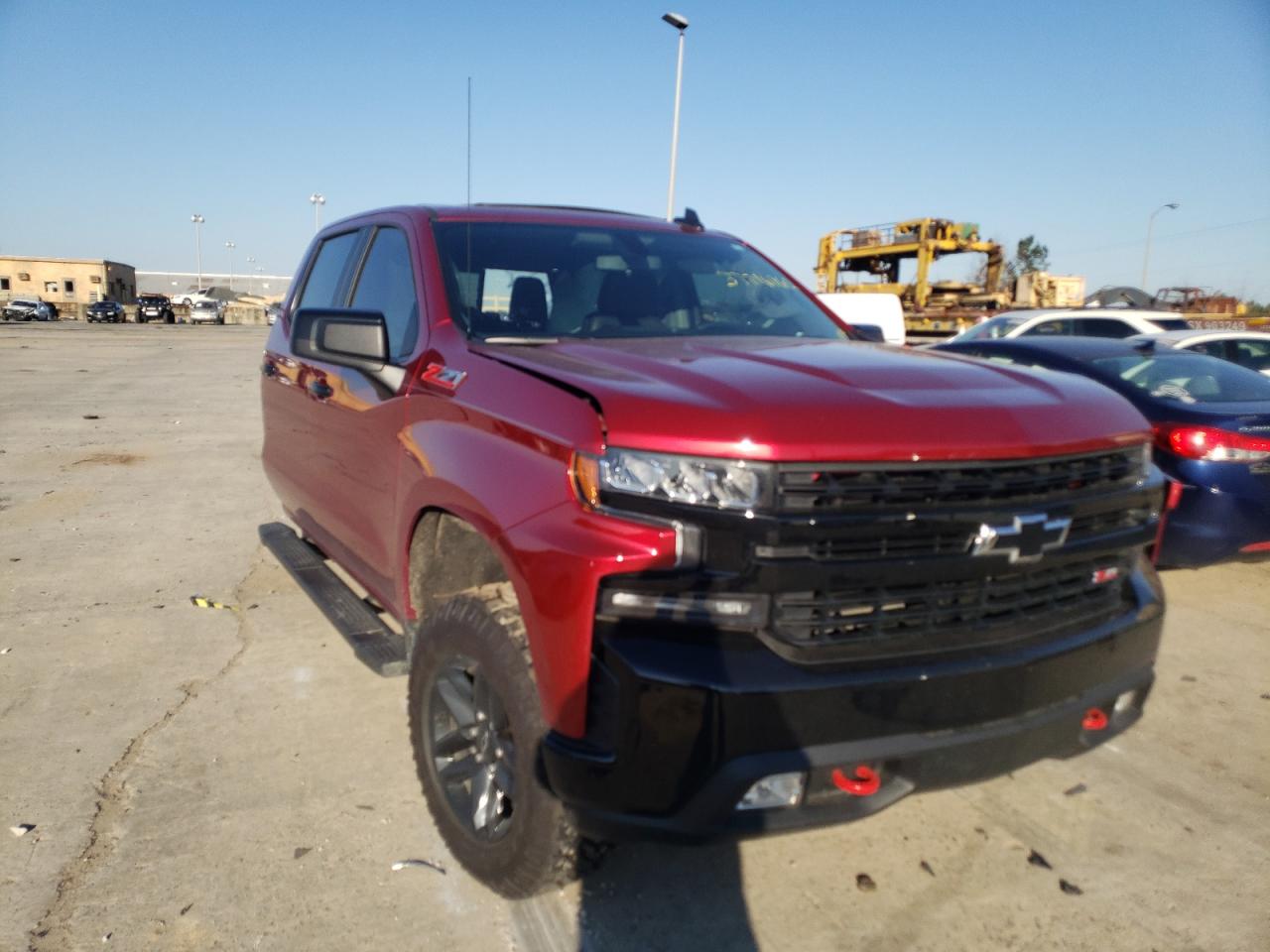 CHEVROLET SILVERADO 2021 with VIN 1GCPYFED8MZ195028 - Photo from auction