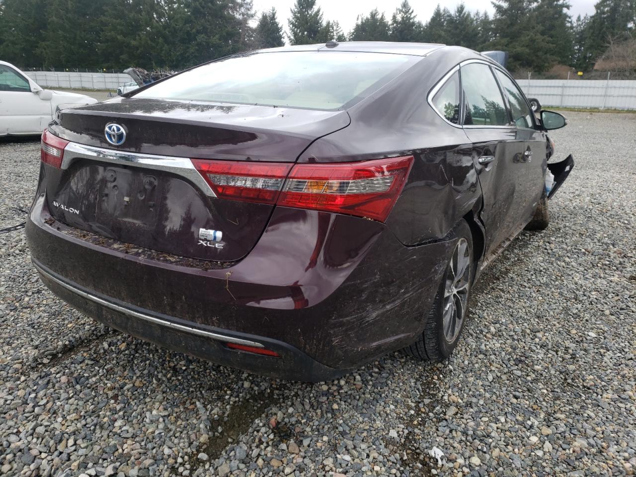 Photo 4 from auction – 2016 TOYOTA AVALON HYB with VIN 4T1BD1EB2GU051303